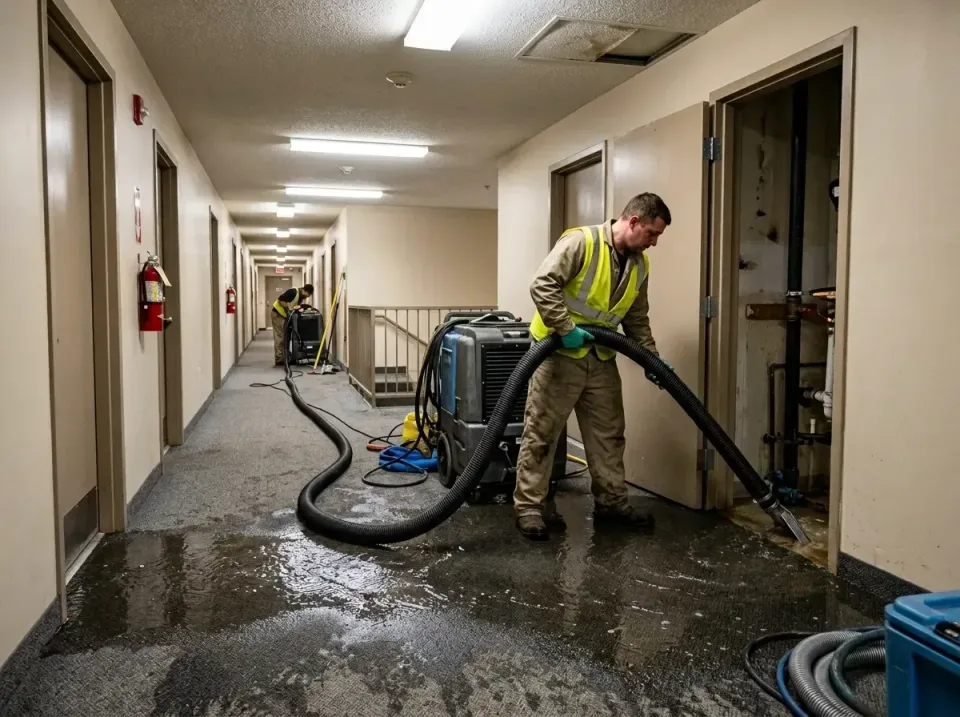 multi-unit-apartment-hallway-f-005 — frequently asked questions, Emergency Burst Pipe Water Extraction & Removal in Lake Cal…